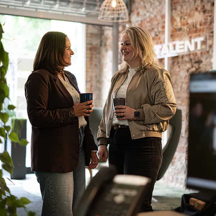 Collega's in gesprek